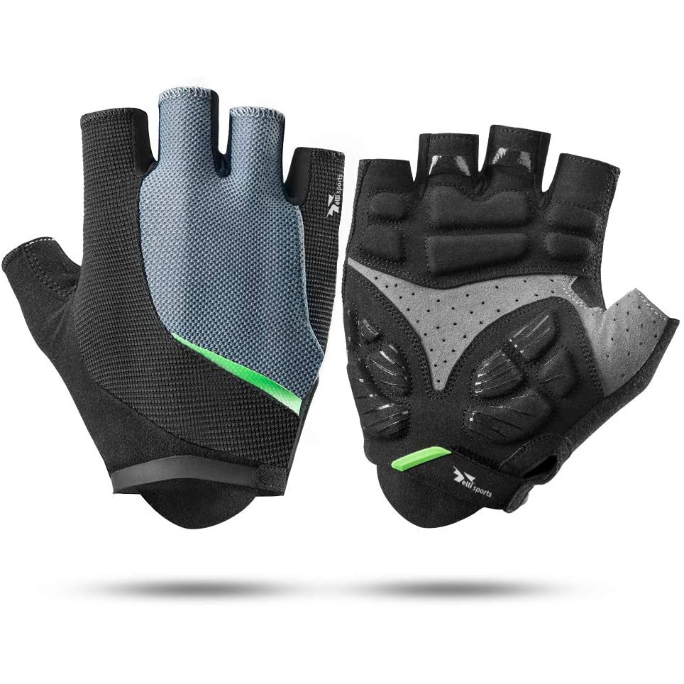 Bicycle And Bike Half Finger Shockproof and Breathable Working Gloves For Men Women